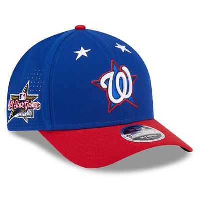 2025 MLB Modelo de Treino de Jogo New Era 9FORTY Snapback Washington 2025 MLB JOGO TREINO SNAPBACK WASHINGTON 5950 Boné All-Star M-CROWN, Nationals,