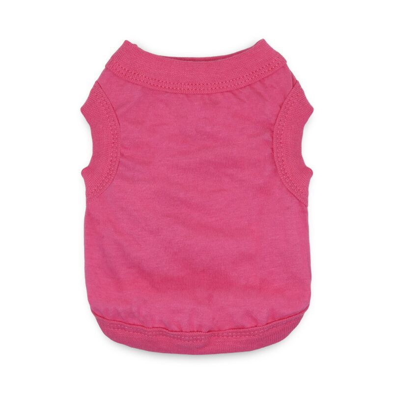 Dog Shirts Pet Clothes Blank Clothing Puppy Vest T-Shirt Sleeveless Costumes Doggy Soft and Breathable Apparel Outfits for Cats