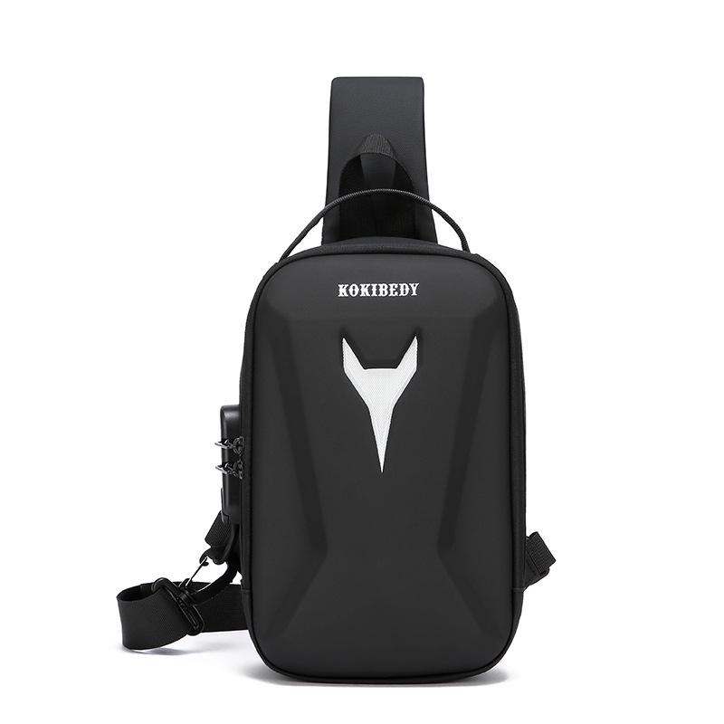 Men's Anti-theft Chest Bag with Buckle - Trendy Crossbody for Outdoor Sports & Cycling