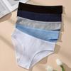 5 stk/sett Dameundertruser Stripete truser Dameundertøy Lav midje Bomullsunderbukser Sexy dameunderbukser Mykt dameundertøy S-XXL