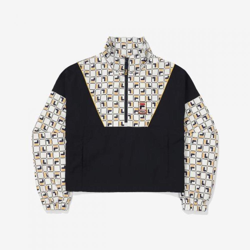 Fila Heritage Monogram Crop Jacket Fs2jkf1153f Ina navy/95