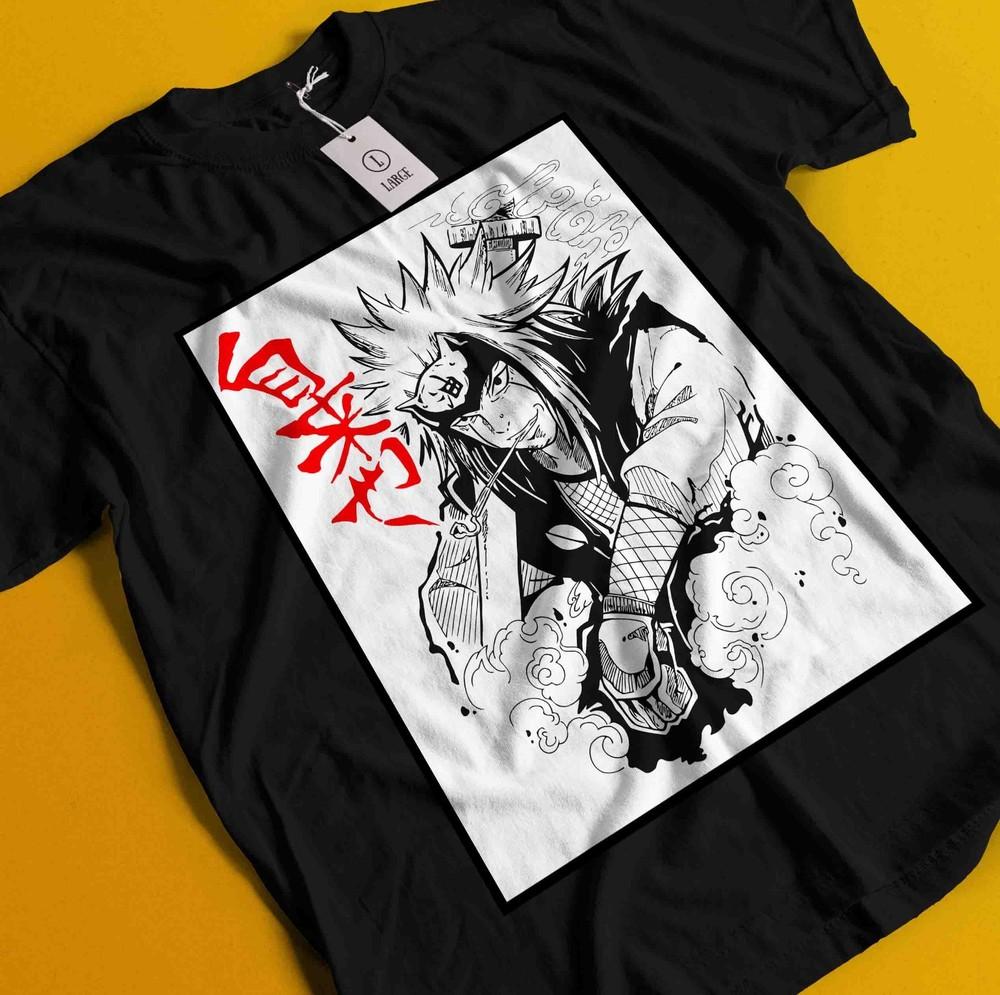 

Футболка Наруто Итачи Футболка Джирайя Футболка Мадара Какаши Хината Курама Пейн Футболка XL