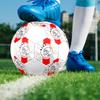 1PC AFC Ajax Poster Size 5 Soccer Ball PrahaIndoor Soccer Ball Colorful All Ages Machine Stitched PVC Competition Ready Durable High-Bounce