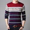 Maglione Pullover a Maniche Lunghe alla Moda Casual da Uomo Autunno Inverno Maglia a Maniche Lunghe Uomo