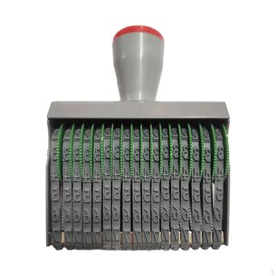 Rubber Number Stamp Rolling Wheel 8 Digit Attachments Multifunctional Business Date Stamper