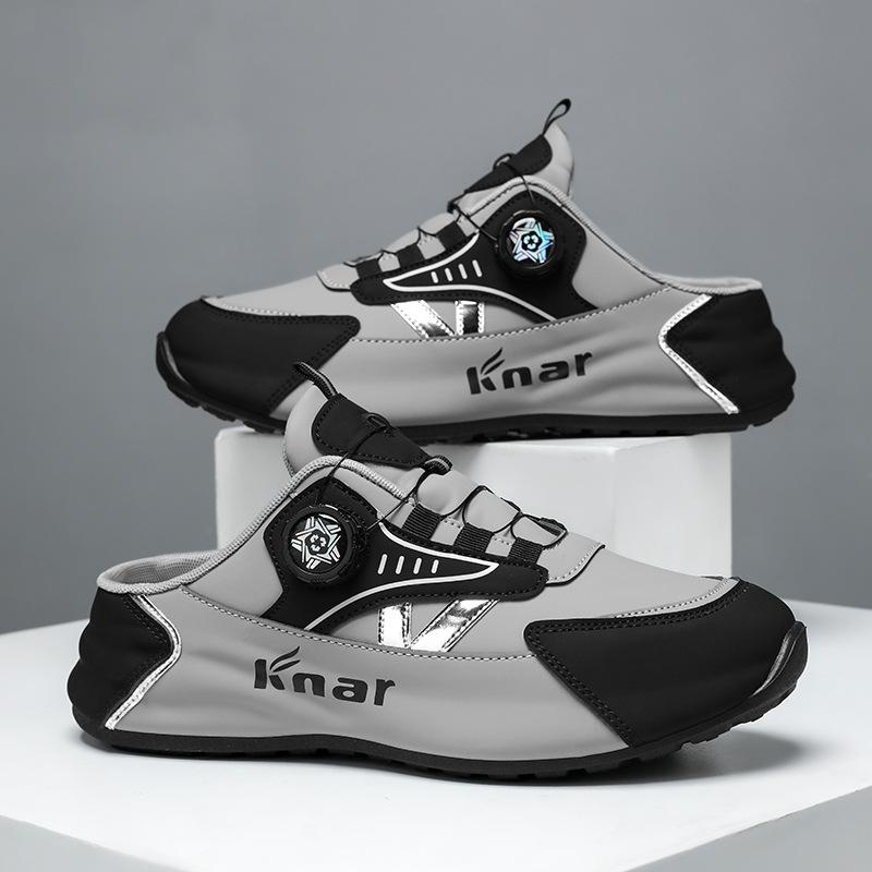 

2025 fashion foreign trade tide shoes breathable trend mesh summer new men s sports and leisure shoes large size 44 серый