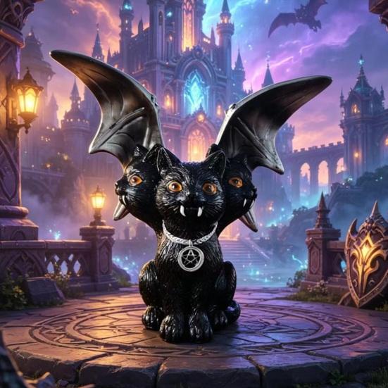 Resin Halloween Sculpture Witch Lantern, Gothic Ghoul Terrifying LED Night Light, Mysterious Accessory Waterproof Hell Reaper Spooky Tabletop Figurine