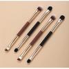 Double Ended Makeup Brush 2-In-1 Highlight & Nose Contour Brush Portable Facial Sculpting Brush For Beginners