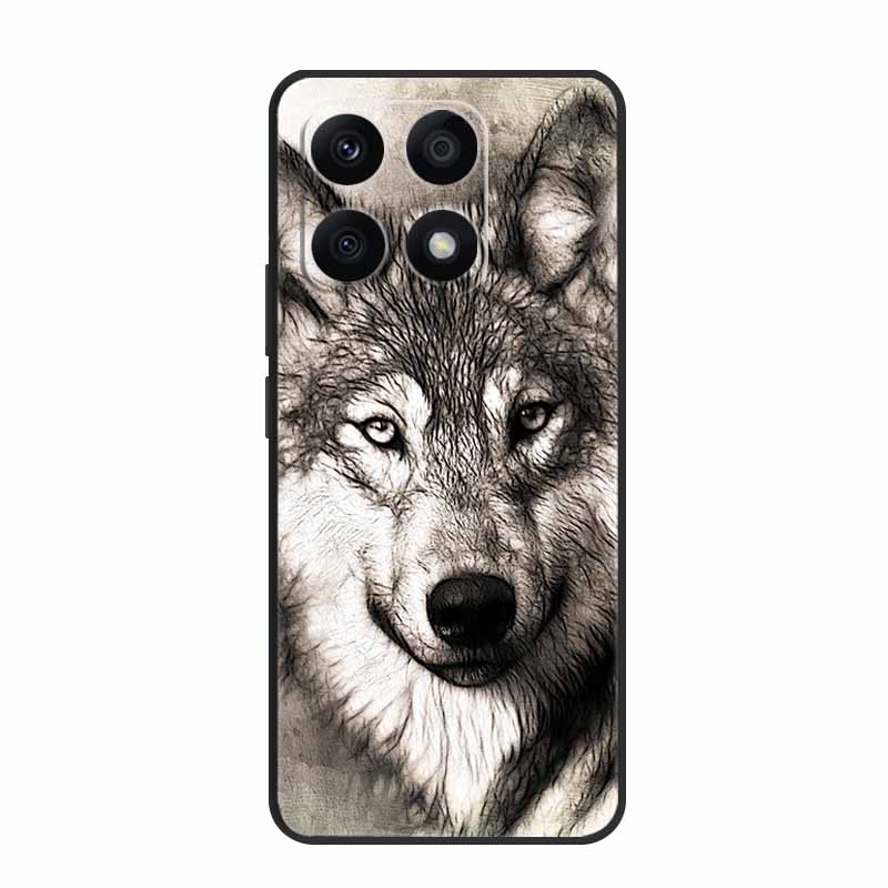 For Xiaomi 17 5G Case Flowers Butterfly Soft Silicone Phone Cases for Xiaomi 17 5G Cool Wolf Animals Protective Shockproof Shell