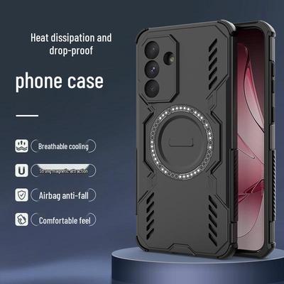 S26ULTRA Galaxy A55/S25EDGE Butterfly Armor Magnetic Case: Drop-Proof Protection for Samsung Phones