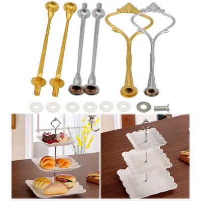Suporte de 3 Andares para Bolo, Cupcake, Prato, Alça, Ferragem, Suporte para Bandeja de Frutas, Prato de Bolo, Casa, Cozinha, Jantar, Ferramenta para Bolo