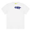Off White Childrens/Kids Split Logo Cotton T-Shirt