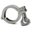 Abrazadera de Tres Clips Sanitaria de 1.5"-4", Acero Inoxidable SS304 Manga de Abrazadera de Trébol Accesorios de Conexiones de Anillo Sanitario.