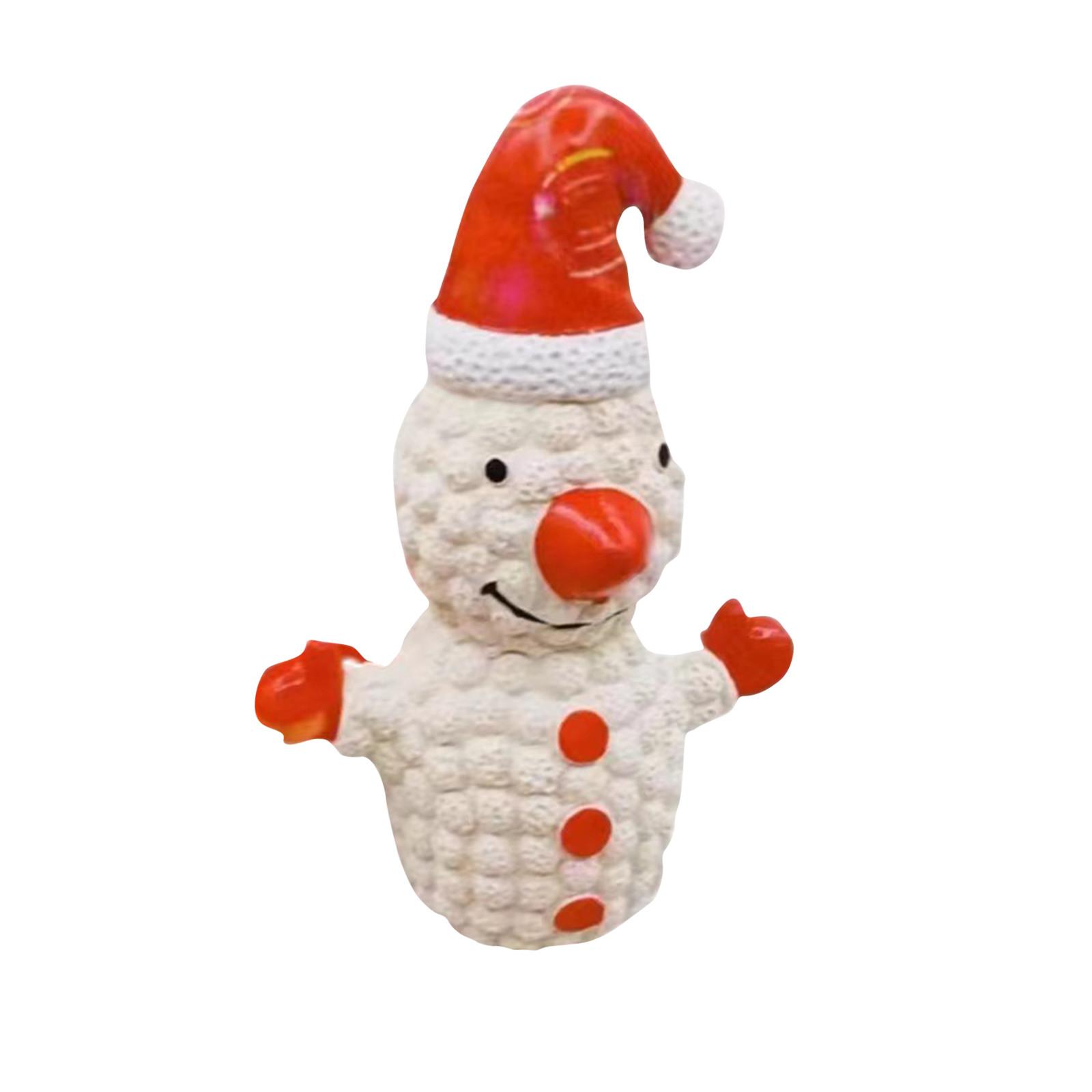 

Dog Christmas Cartoon, Elastic Latex Material, Soundmaking Toy Without Filling Inside One Size білий
