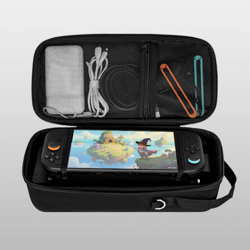 Hartschalen-Tragetasche für Switch, Vollständiges Set Schutz-Aufbewahrungstasche Tragbarer Reise-Organizer-Box für Switch 2 Konsole Spielzubehör