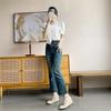 French Style Cross Strap Mary Jane Shoes Women's Vintage Ballet Flats With Hidden Heel Elegant Pumps