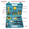 Toolbox Set: 8, 9, 12, 13, 16 Piece Household & Car-Mounted Repair Kit