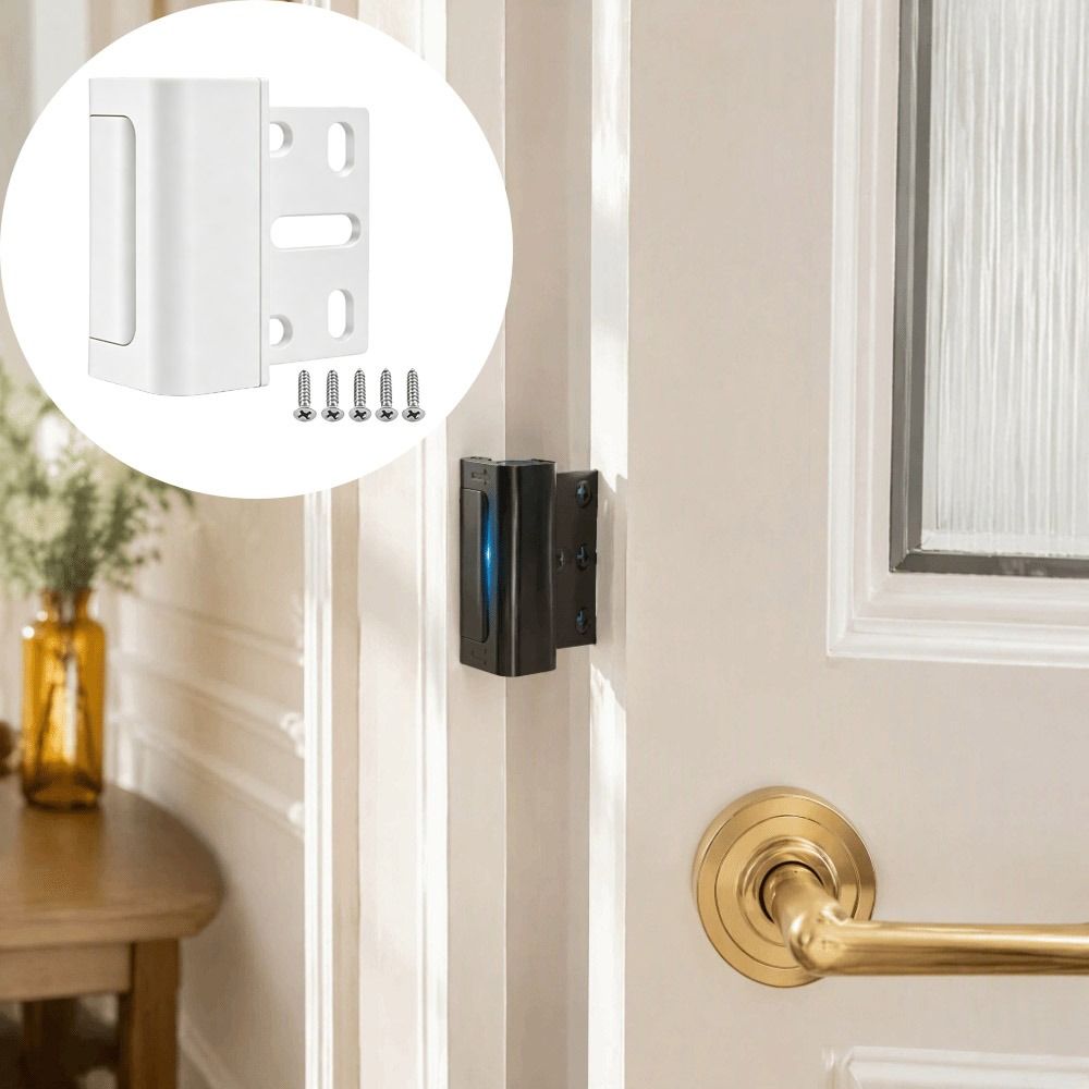 Easy to Install Door Lock Aluminum Zinc Zinc Alloy Childproof Door Lock Night Lock  Inward Swinging Door