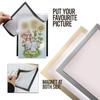 3PCS Wall Mount Self-Adhesive Photo Frame Portable Poster Photo Frame Magnetic Picture Frame  Wall