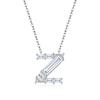Fashion Luxury Letter Necklace Fade-resistant Moissanite Clavicle Chain Womens Daily Wear