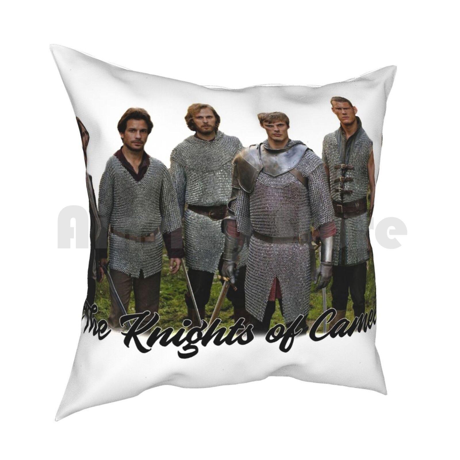 The Knights Of Pillow Case Printed Home Soft DIY Pillow Cover Merlin Knights 30x30cm 12x12in