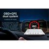 C3 Navigation HUD Speedometer Mirror OBD2+GPS Dual Mode OBD2 Head Up Display GPS HUD Digital MPH KMH Water&Oil Temp RPM Voltage