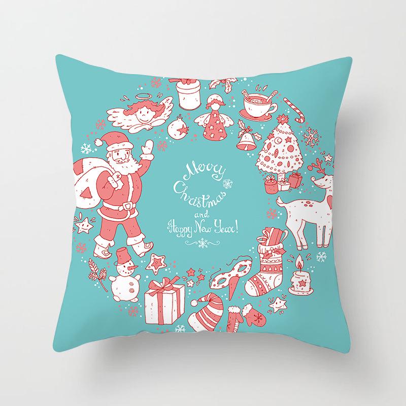 Home Furnishings Christmas Simple Sofa Pillow Cases