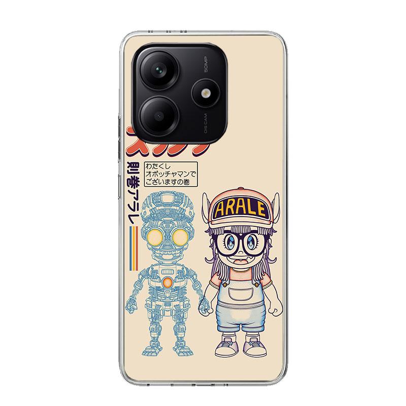 Arale Dr Slump Phone Case For Xiaomi Redmi Note 14 13 14S 12S 12 11S 11T 11E Pro Plus 10S 10 9S 9 Art Customized Coque Capa Redm