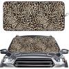Tropical Beach with Cute Cats Windshield Sun Shade, Front Window Sun Shade for Car SUV Truck-63'' X 30'', Foldable UV Ray Reflector Visor Shield