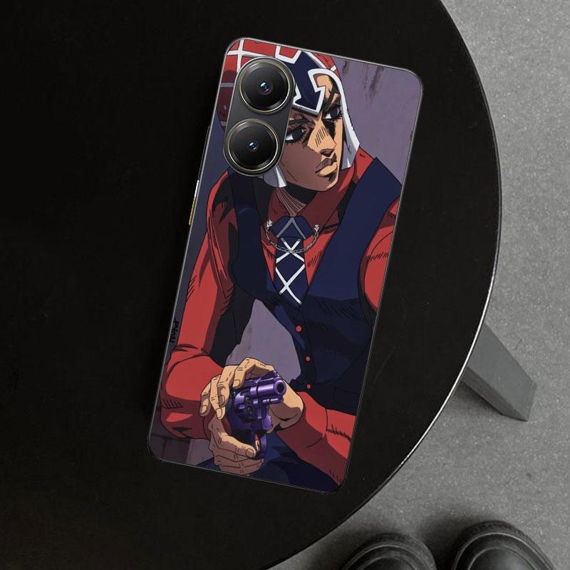 JoJo Adventure Guido Mista Phone Case Cover for Xiaomi Poco X6 X5 X7 Pro F7 Ultra Redmi 15C 15 13C 13 12C 12 10C 10 10A 9C 9A 9T