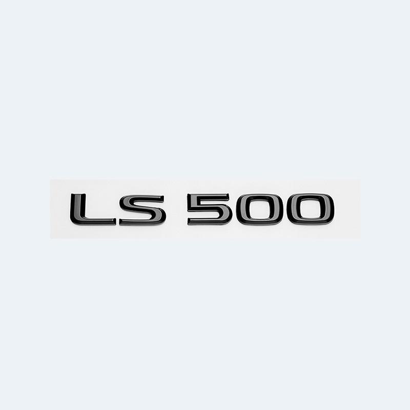 3D Letters Numbers LS350 LS400 LS460L LS500 LS500h LS600hL Chrome Black Emblem For Lexus Series Car Trunk Sticker AccessoriesDX7