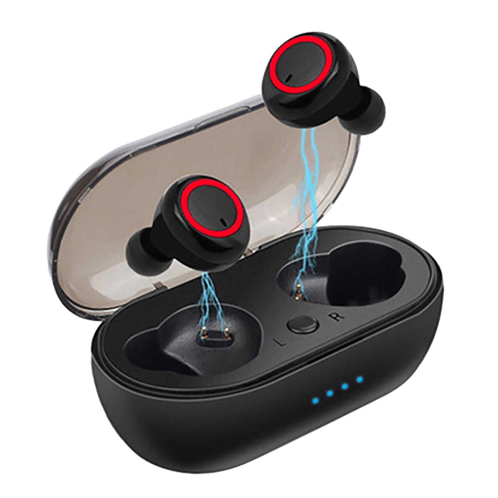 

Y50 T-WS Bluetooth 5.0 Наушники Беспроводные наушники HIFI Стереогарнитура Шумоподавление Спортивные наушники One Size чёрный