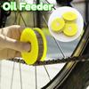 Lubrifiant pour chaîne de vélo Outil à rouleau Huile Nettoyeur de chaîne de vélo Appareil d'entretien Accessoires de cyclisme pour la réparation de vélo et les outils d'entretien de chaîne