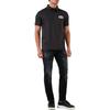 Emporio Armani Logo Embroidered Polo Shirt Men tops Gray 8N1FB6-1JUVZ-0842