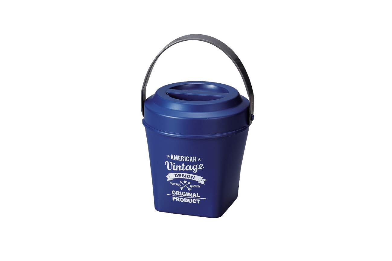 

Тацумия Американский винтажный ланч-бокс 30141, темно-синий, высокий,