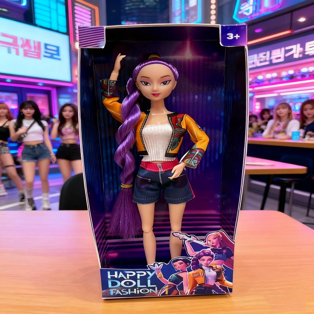Fashionable Plastic Doll Figures Collection With Unique Stylish Outfits And Colorful Hairstyles Perfect Gift For Kids To  And Creat