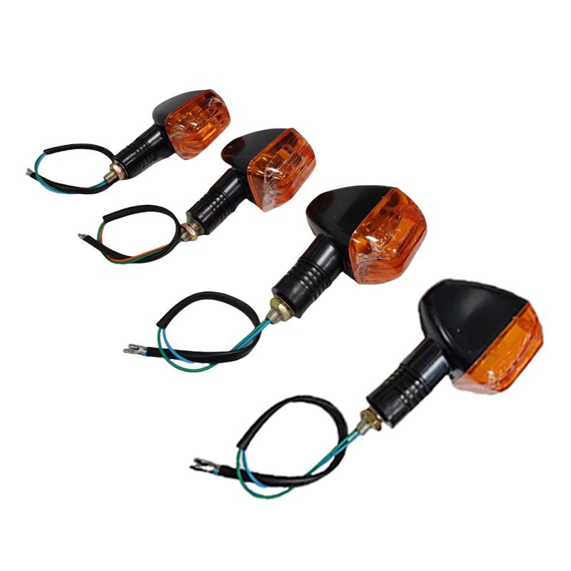 Universal Motorcycle Signal Turning Light for Haojue Suzuki Qjmotor GT125 EN125 HJ150 HJ125 Indicator Flasher Yellow Winker