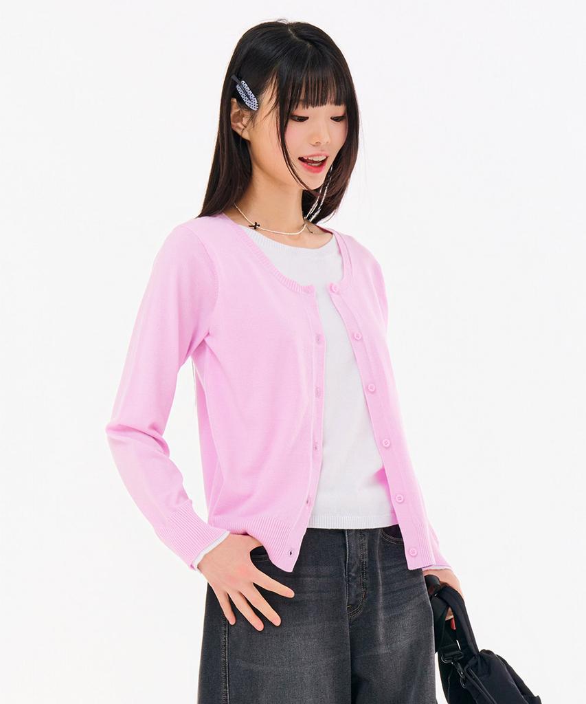 CHASECULT Women'S Layered Knit Cardigan-Farg5261B0T