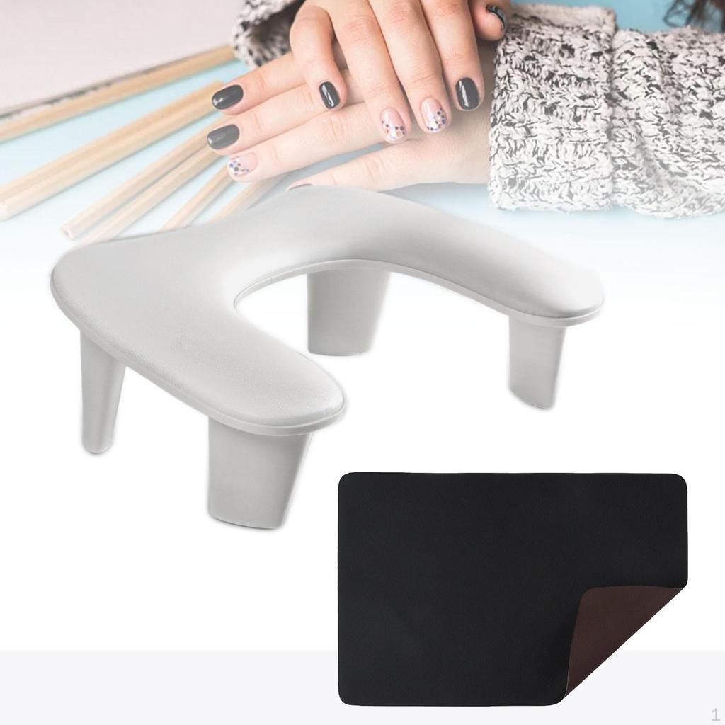 Bequemes Manikürekissen, ergonomische Unterstützung mit Matte