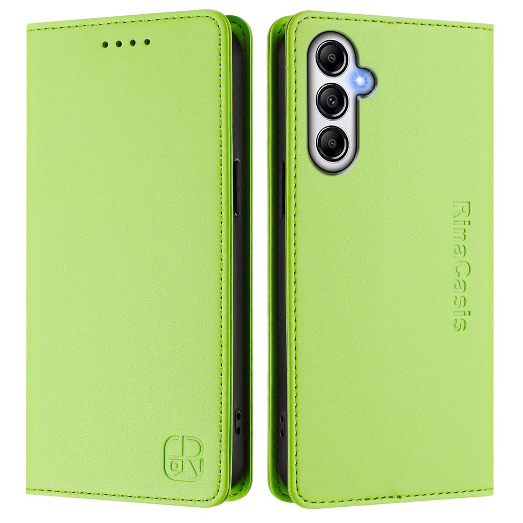 For Samsung Galaxy A34 5G Leather Case RINACASIS RC01 Phone Cover with RFID Blocking Wallet Stand