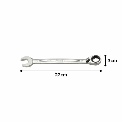 TONE Switchable Ratchet Box Wrench RMR-17 Width Across Flats 17mm