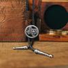 [Yzbeutf] Vintage Bolo Tie for Men and Women, Texas Map Star Tie, Western Bolo Tie, Black Leather, Cowboy, Cowgirl (Silver Map)