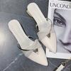 Brand Elegant Heels Summer Women's Shoes Woman Sandals Leisure Slippers Comfortable Open Toe Slip-On Slides