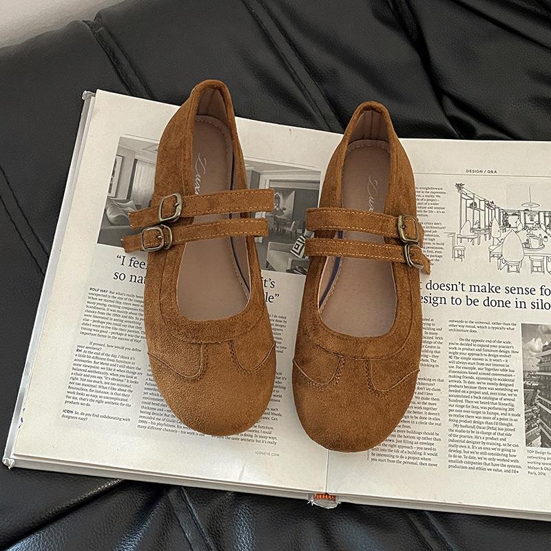 Fashion retro style Mori Mary Jane shoes women's 2025 spring and autumn new French retro single shoes with skirts and small leather shoes