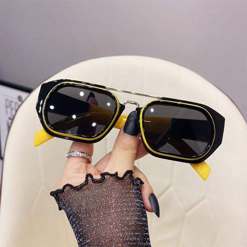 New Large Frame Square Sunglasses Women Brand Designer Personality Sun Glasses Classic Men's Vintage Eyewear UV400 Oculos De Sol