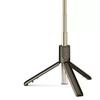 Rotating Bluetooth Selfie Stick with Fill Light - Portable Telescopic Tripod for Live Streaming and Photography