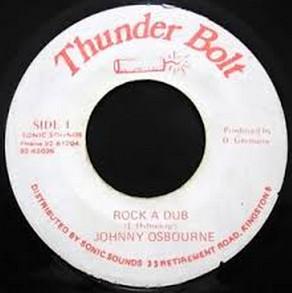 7inch Record JOHNNY OSBOURNE - Rock A Dub NONE Thunder Bolt Jamaica Reggae, Ska & Dub Used