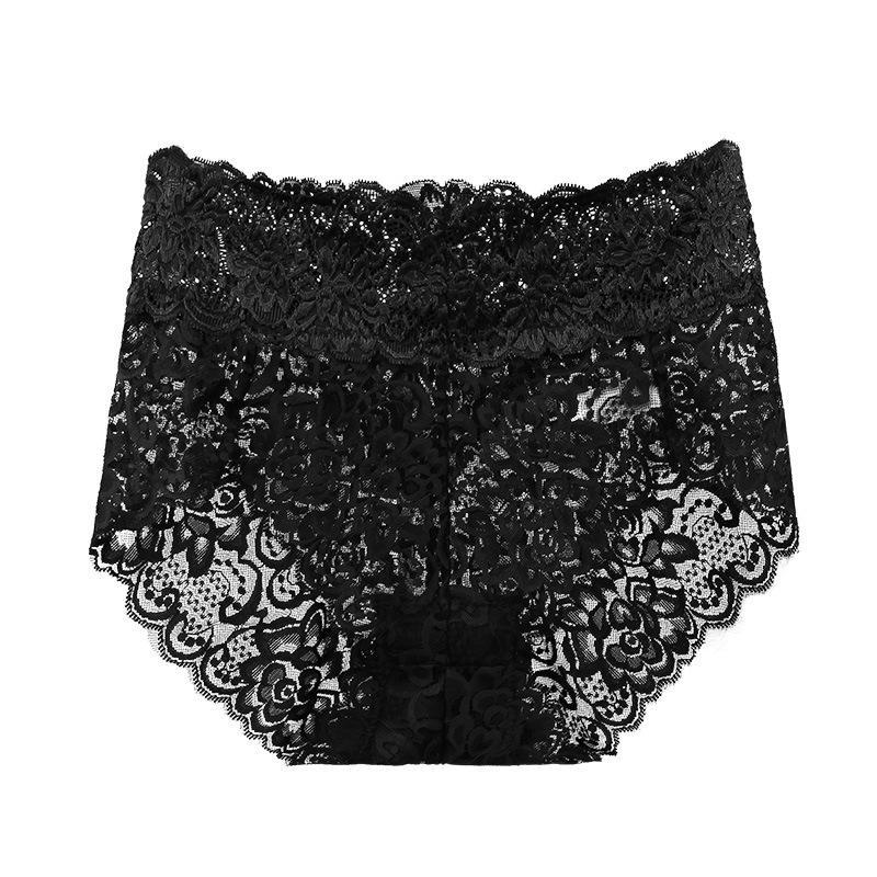 2205# Women's Lace Mid-Waist Panties - Comfortable, Breathable, Sexy, Hip-Lifting, Large Sizes Available