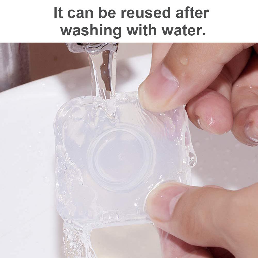 Nano Sticky Phone Holder Car Wall Mount Adhesive Grip Pad Set 4pcs