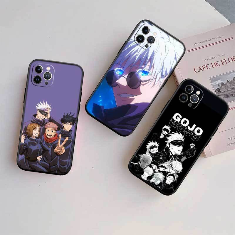 Anime Gojo Jujutsus Shockproof Phone Case for Redmi Note 8 8T 9 9A 9C 9T 9S 10 11 11S 10C 10X 10A 10T Pro Max Plus Prime